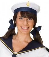 Seemannsmütze Blau-Weiß Unisex