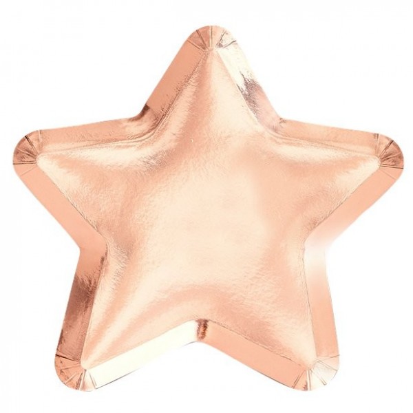 8 Newborn Star Pappteller 23cm