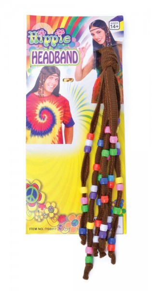 Braunes Hippie Stirnband