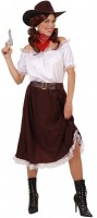 Cowgirl Kostüm 4-teilig