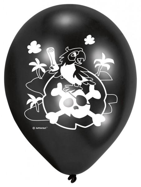6 Piraten Ballons Abenteuerliche Schatzsuche 3