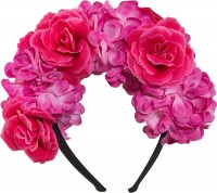 Förhandsgranskning: Rosa blomma pannband