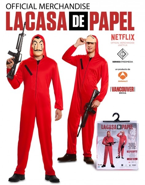 La Casa de Papel Meisterdieb Kostüm Erwachsene 2