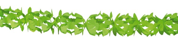 Pendel-Papier Girlande Hoku-Grün