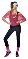 80er Jahre Netzshirt Pink