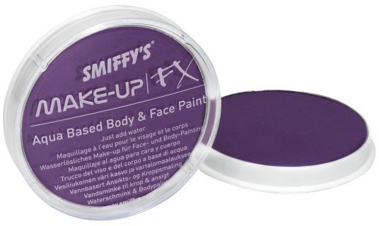 Make-Up Gesicht und Körper violett