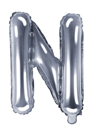 Folienballon N silber 35cm