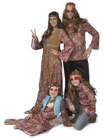 Vorschau: Hippie Shirt Marvin Jungenkostüm