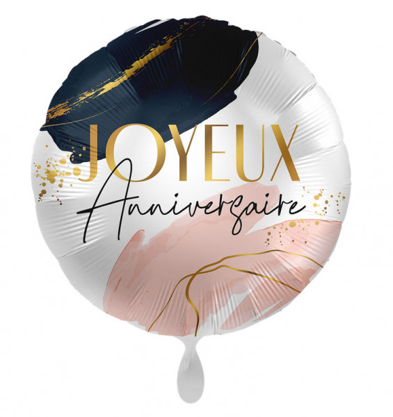 Elegant Birthday Folienballon FR 43cm