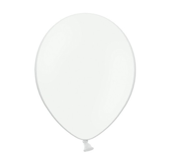 50 Partystar Luftballons weiß 27cm