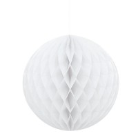 Deko Wabenball Honey Weiß 20cm
