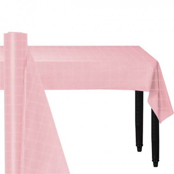 Pinkfarbene Papier Tischdecke 120cm x 8m