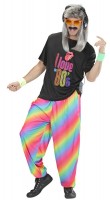 Lässige Regenbogen 80er Jahre Hose