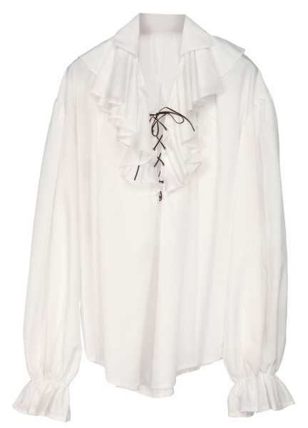 Weiße Piratenbluse Für Damen 2