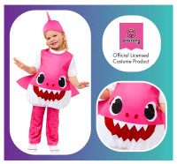 Förhandsgranskning: Mamma Shark barndräkt rosa