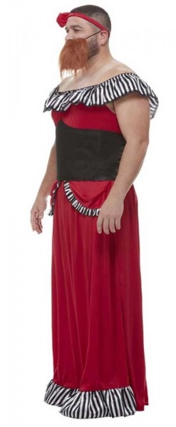 Bärtige Frau Freakshow Herrenkostüm 4