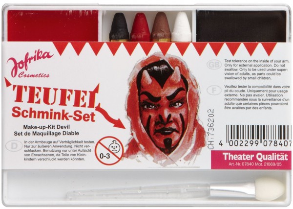 Rote Teufel Schminkpalette