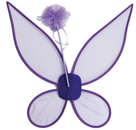Lila Feen Kinder Set 2 Teilig