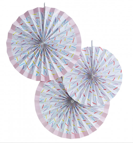 3 Mix & Match Papierrosetten Streusel