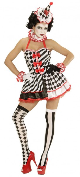 Sexy Happy Clown Damenkostüm