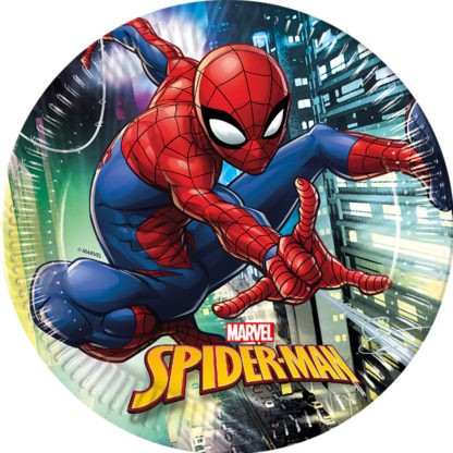 Spiderman Team Up 8 Pappteller 23cm
