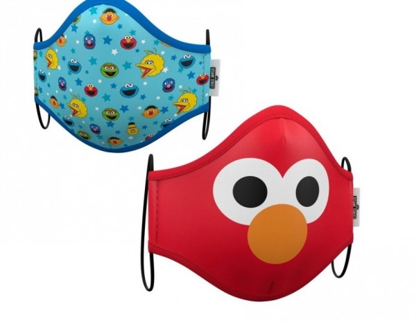 2 Mund-Nase-Masken Elmo and Friends Erwachsene