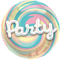 Vorschau: 3D Candy washed Folienballon 56cm