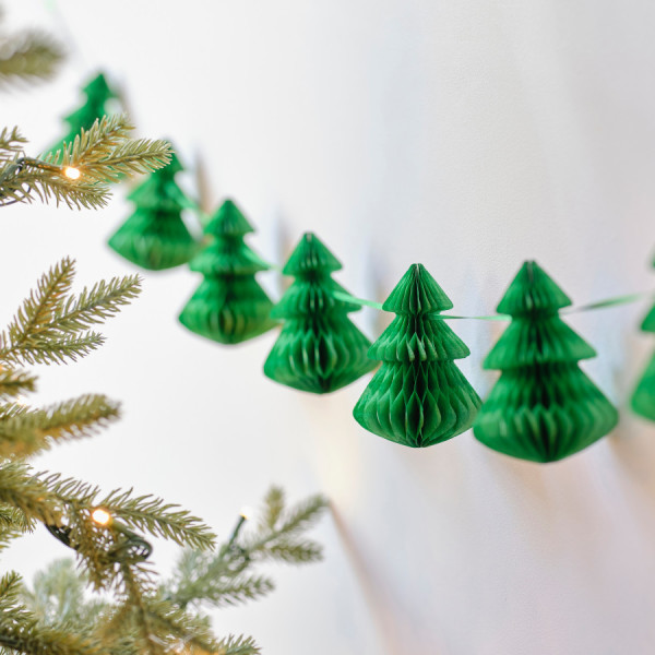 Eco Waben Tannenbaum Girlande