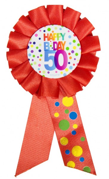 Splendid 50th Birthday Button