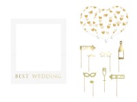 Vorschau: Foto Booth Set Best Wedding