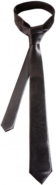 Schwarze Satin Krawatte