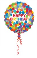 Rainbow Birthday Folienballon 71cm