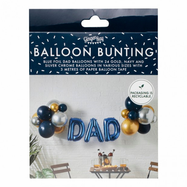 Ballongirlande DAD luxary blue 3