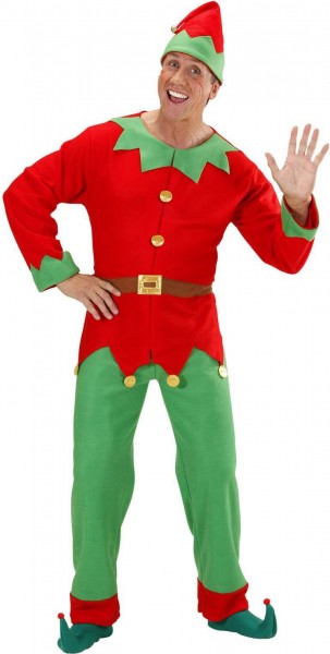 Wichtel Weihnachtshelfer Kostüm für Herren