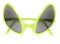 Spacy Alien Sonnenbrille grün