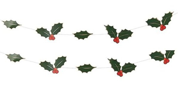 Holy Christmas Ilex Girlande 5m