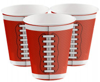 6 Football Partybecher 500ml