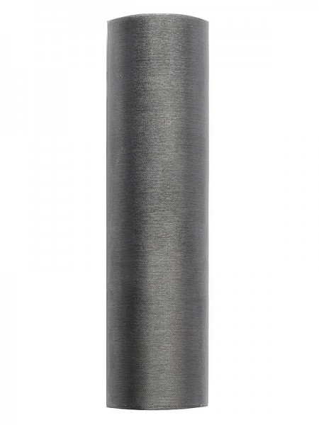 Organza auf Rolle Anthrazit 16cm x 9m 2