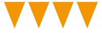 Kleine Wimpelkette Orange 3m