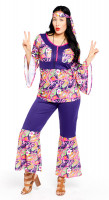 Vorschau: Hippie Girl Cosmea Damenkostüm