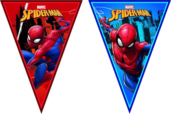 Spiderman Team Up Wimpelkette 2,3m