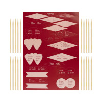 Vorschau: Valentinstags Muffin Topper Set