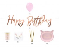Katze Kiki Partyset 55-teilig