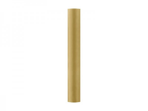 Tischläufer Satinoptik Gold 9m 2