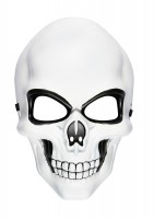 Unheimliche Skelett Maske Weiß