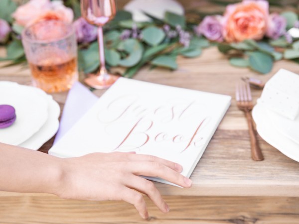 Gästebuch Precious Moments roségold 4