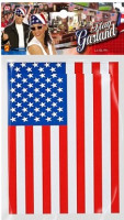 Wimpelkette USA Flagge 6m