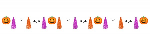 Halloween Freunde Tassel Girlande 3m