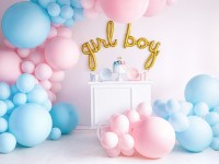XXL Ballon Partyriese babyblau 1m