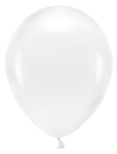 100 Eco Kristall Ballons transparent 26cm